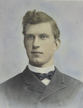 Potrait of Johan Alfred Rinell, circa 1892, Sweden